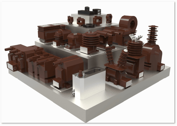 50/60HZ tần số định số biến áp điện áp thấp với dòng điện thứ cấp định số 1A